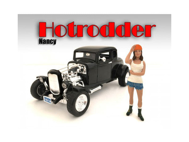 American Diorama "Hotrodders" Nancy Figure For 1:18 Scale Models by American Diorama