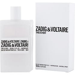 ZADIG & VOLTAIRE THIS IS HER! by Zadig & Voltaire EAU DE PARFUM SPRAY 3.3 OZ