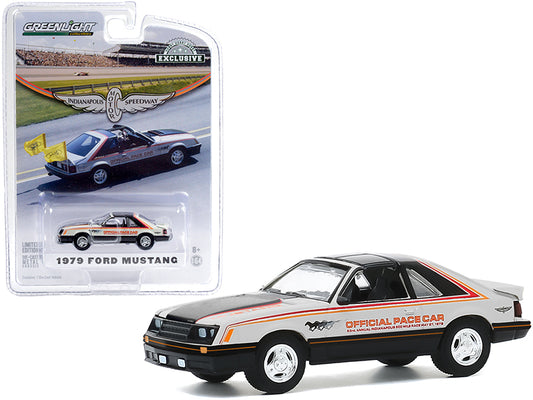 Greenlight 1979 Ford Mustang Official Pace Car "63rd Annual Indianapolis 500 Mile Race" "Hobby Exclusive" 1/64 Diecast Model Car by Greenlight