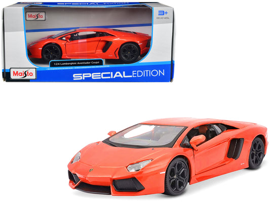 Maisto Lamborghini Aventador LP700-4 Orange 1/24 Diecast Model Car by Maisto