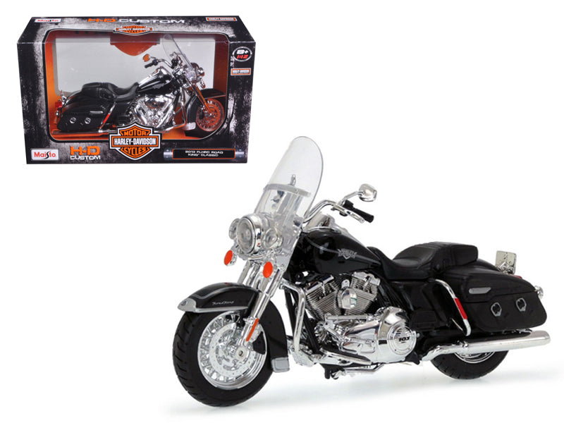 Maisto 2013 Harley Davidson FLHRC Road King Classic Black 1/12 Diecast Motorcycle Model by Maisto