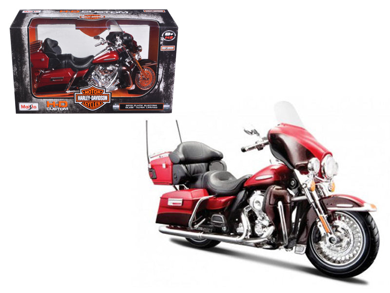 Maisto 2013 Harley Davidson FLHTK Electra Glide Ultra Limited Red Bike 1/12 Diecast Motorcycle Model by Maisto
