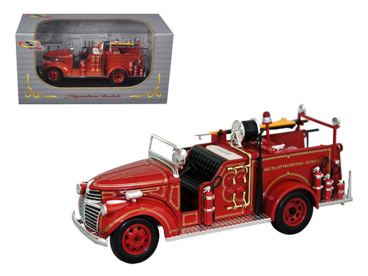 Signature Models 1941 GMC Fire Engine Truck Red 1/32 Diecast Model by Signature Models