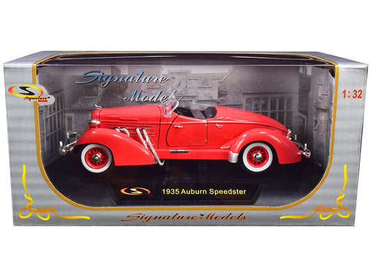 Signature Models 1935 Auburn Speedster Coral Red 1/32 Diecast Model Car by Signature Models