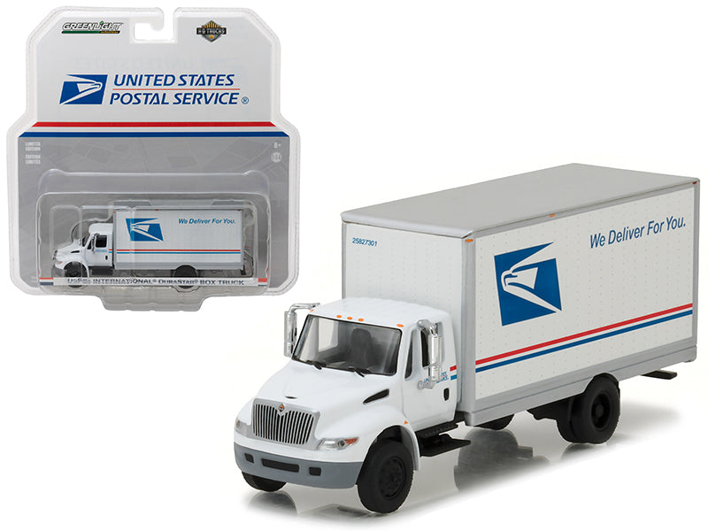 Greenlight 2013 International Durastar Box Truck "United States Postal Service" (USPS) "H.D. Trucks" Series 9 1/64 Diecast Model by Greenlight