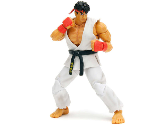 Jada Ryu 6" Moveable Figure with Accessories and Alternate Head and Hands "Ultra Street Fighter II: The Final Challengers" (2017) Video Game model by Jada