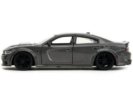 Jada 2021 Dodge Charger SRT Hellcat Gray Metallic "Fast X" (2023) Movie "Fast & Furious" Series 1/32 Diecast Model Car by Jada