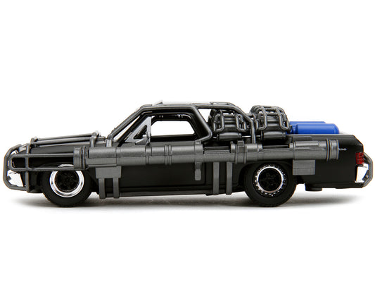 Jada 1967 Chevrolet El Camino with Cannons Matt Black "Fast X" (2023) Movie "Fast & Furious" Series 1/32 Diecast Model Car by Jada