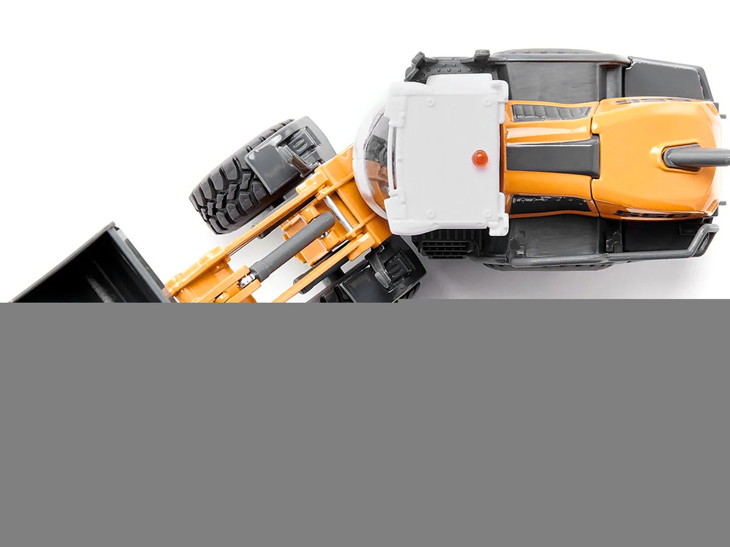Liebherr L556 Wheel Loader Yellow with White Cabin 1/50 Diecast Model by Siku