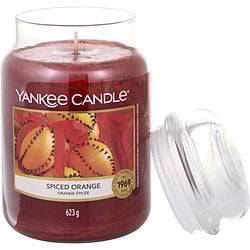 YANKEE CANDLE by Yankee Candle SPICED ORANGE SCENTED LARGE JAR 22 OZ