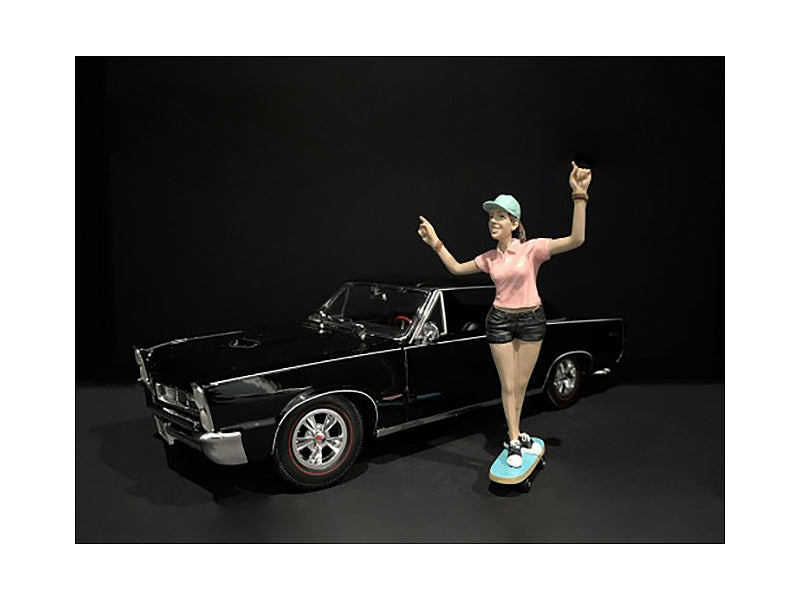 American Diorama Skateboarder Figurine IV for 1/18 Scale Models by American Diorama