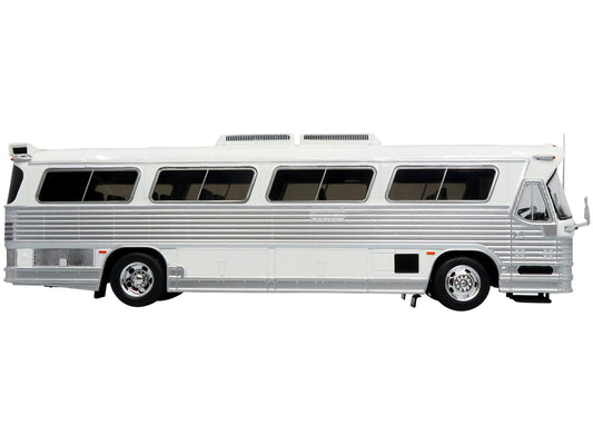 Iconic Replicas 1980 Dina 323-G2 "Olimpico" Coach Bus White and Silver "The Bus & Motorcoach Collection" 1/43 Diecast Model by Iconic Replicas