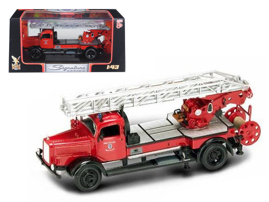 Road Signature 1944 Mercedes Typ L4500F Fire Engine Red 1/43 Diecast Model by Road Signature