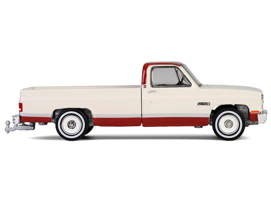 Greenlight 1981 GMC Sierra Classic K2500 Pickup Truck Beige and Dark Carmine Red "Down on the Farm" Series 10 1/64 Diecast Model by Greenlight