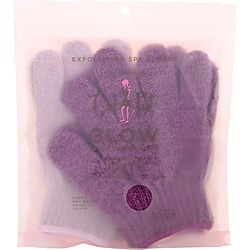 SPA ACCESSORIES by Spa Accessories GAL PAL TWIN EXFOLIATING GLOVES TREATMENT (LIGHT MAUVE & RASPBERRY)