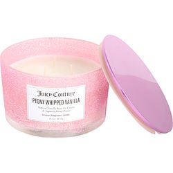 JUICY COUTURE PEONY WHIPPED VANILLA by Juicy Couture GLITTER CANDLE 16.5 OZ