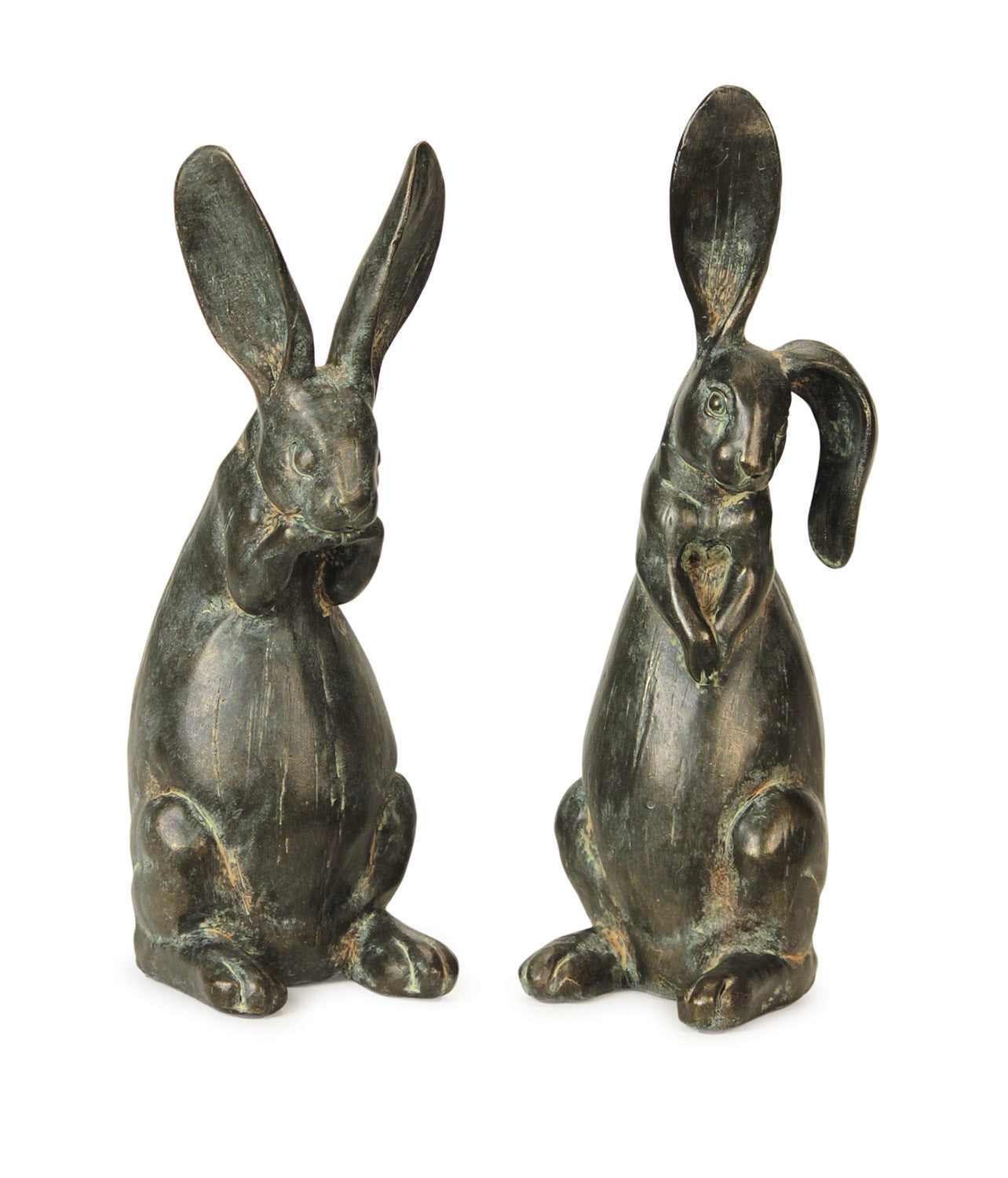 Floppy Ear Rabbit Statue (Set of 2)