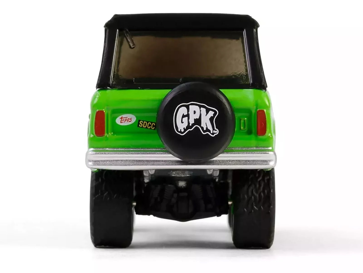 Greenlight 1969 Ford Bronco "Garbage Pail Kids: Super Snotty" Green with Black Top "San Diego Comic-Con 2024 Exclusive" 1/64 Diecast Model Car by Greenlight