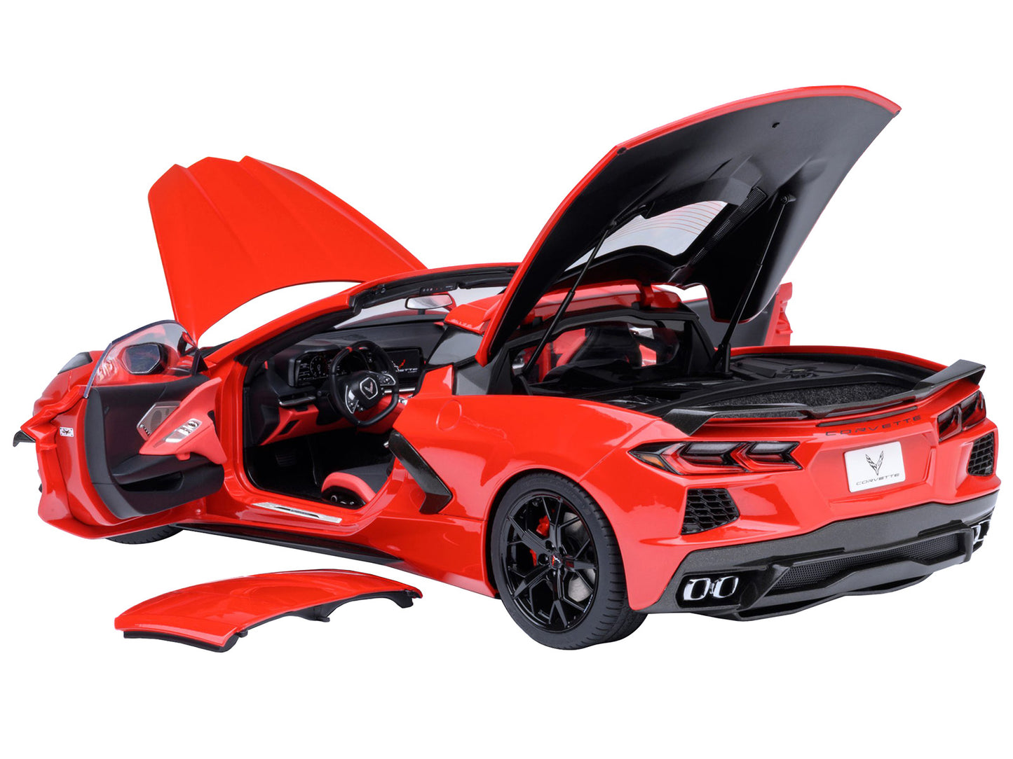 Autoart 2020 Chevrolet Corvette C8 Stingray Torch Red 1/18 Model Car by Autoart