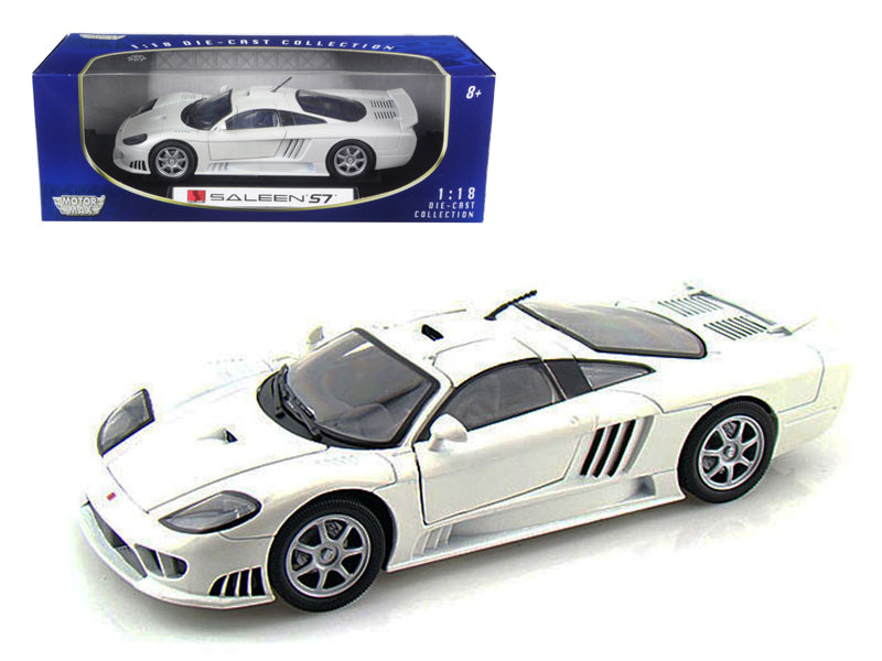 Motormax Saleen S7 White 1/18 Diecast Model Car by Motormax