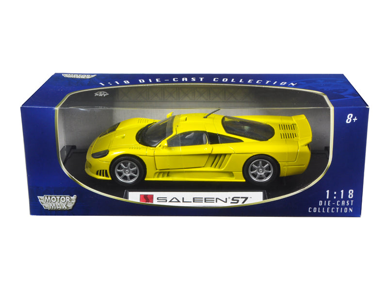 Motormax Saleen S7 Yellow 1/18 Diecast Model Car by Motormax