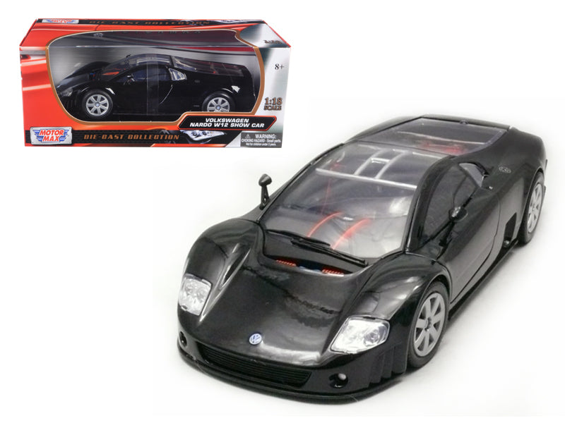 Motormax Volkswagen Nardo W12 Show Car Black 1/18 Diecast Model Car by Motormax