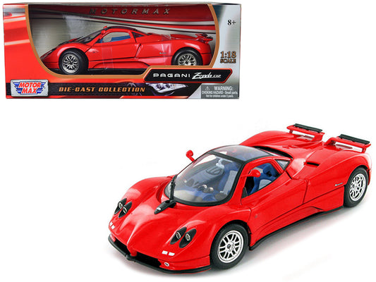 Motormax Pagani Zonda C12 Red 1/18 Diecast Model Car by Motormax