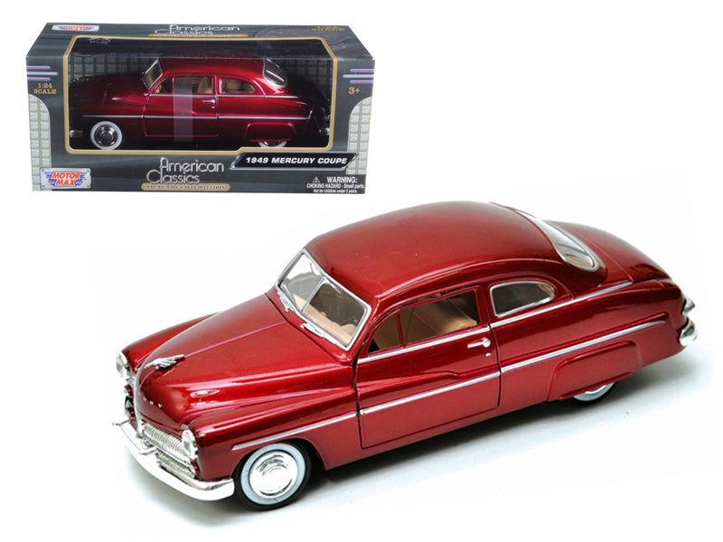 Motormax 1949 Mercury Red 1/24 Diecast Model Car by Motormax
