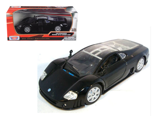 Motormax Volkswagen Nardo W12 Show Car Black 1/24 Diecast Model Car by Motormax