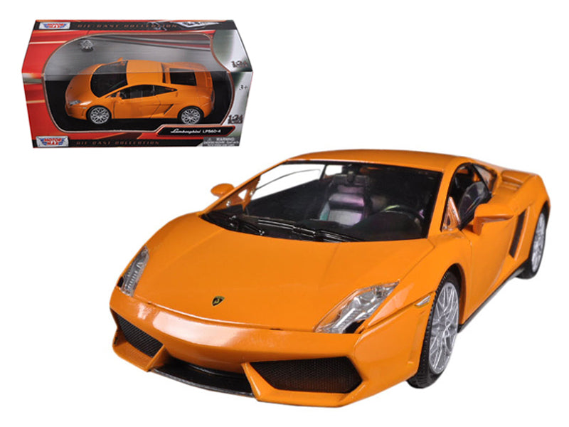 Motormax Lamborghini Gallardo LP-560-4 Orange 1/24 Diecast Model Car by Motormax