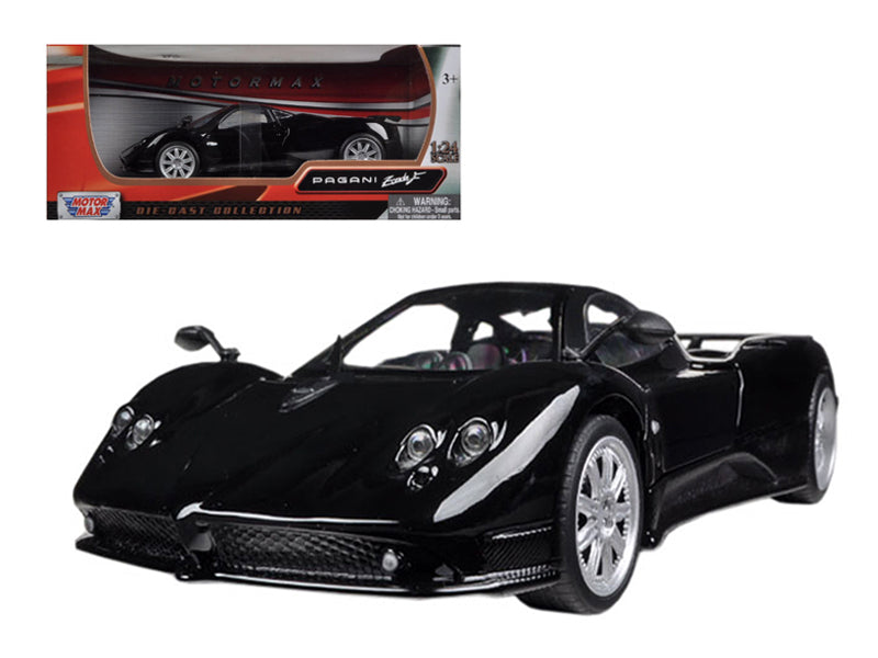 Motormax Pagani Zonda F Black 1/24 Diecast Car Model by Motormax