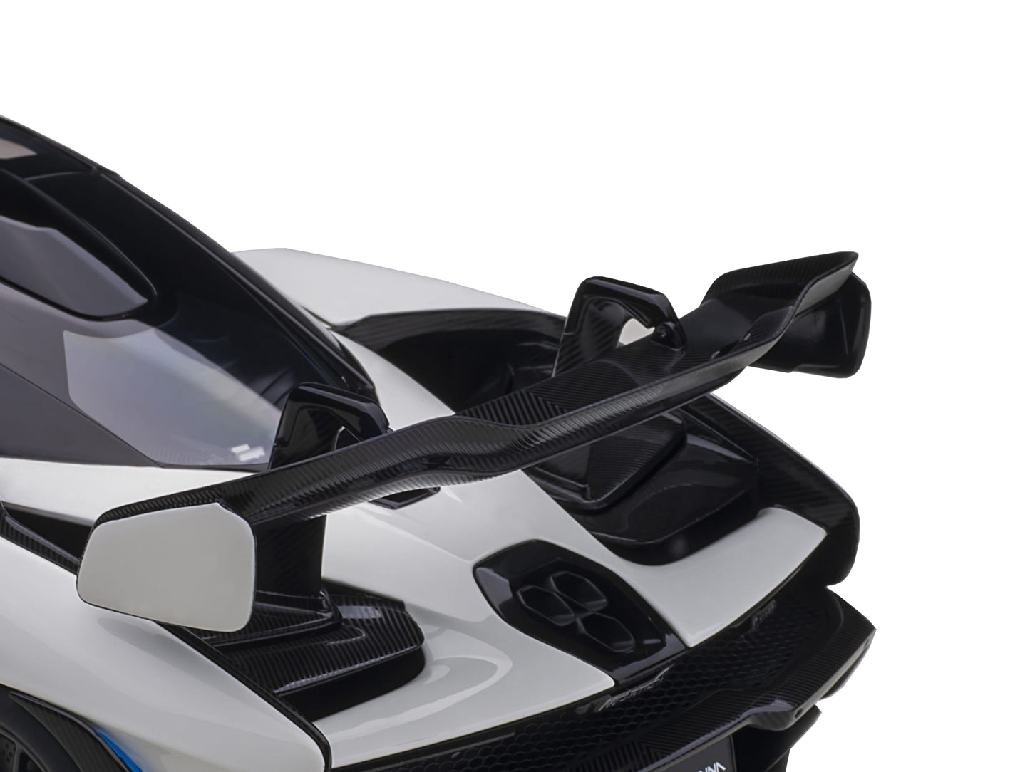 Autoart Mclaren Senna Vision Pure White and Black 1/18 Model Car by Autoart