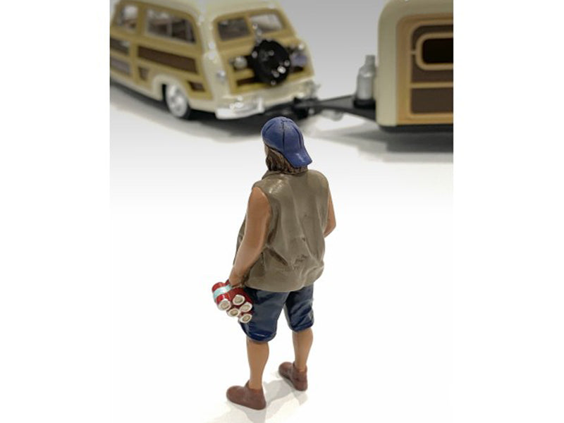 American Diorama "Campers" Figure 2 for 1/18 Scale Models by American Diorama