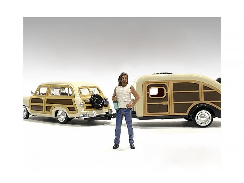 American Diorama "Campers" Figure 3 for 1/18 Scale Models by American Diorama