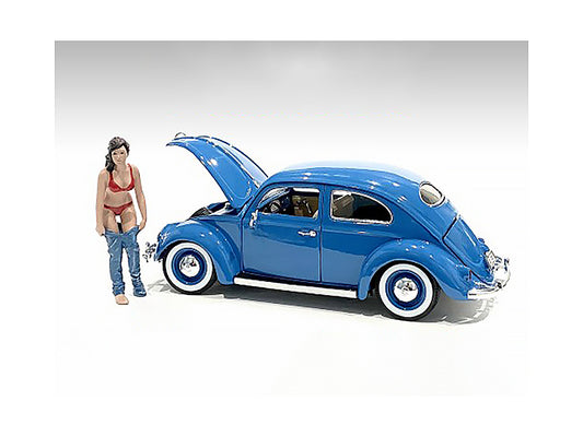 American Diorama Beach Girl Gina Figurine for 1/24 Scale Models by American Diorama