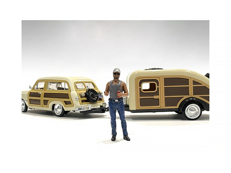 American Diorama "Campers" Figure 5 for 1/24 Scale Models by American Diorama