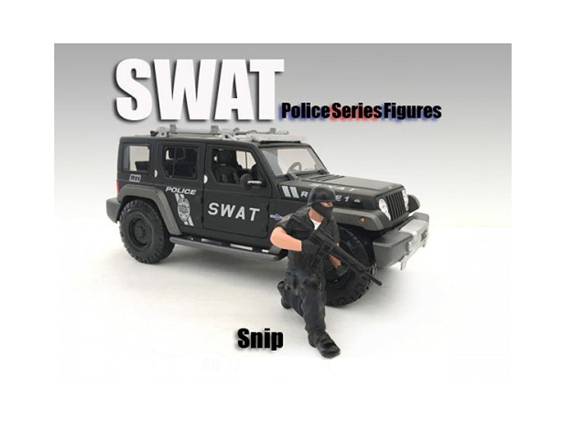 American Diorama SWAT Team Snip Figure For 1:24 Scale Models by American Diorama