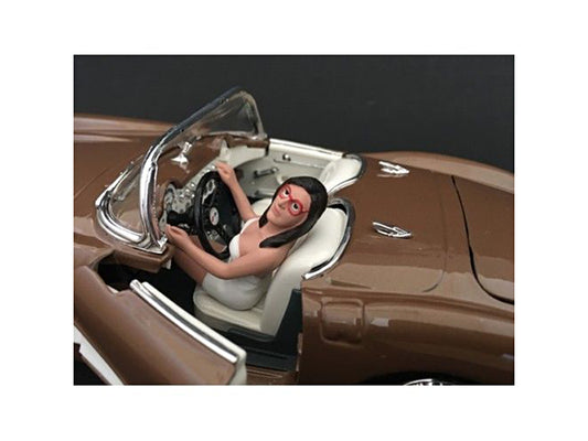 American Diorama Female Driving Figurine for 1/18 Scale Models by American Diorama