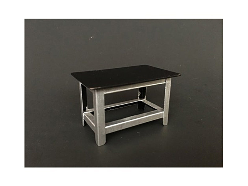 American Diorama Metal Work Bench For 1:24 Scale Models by American Diorama