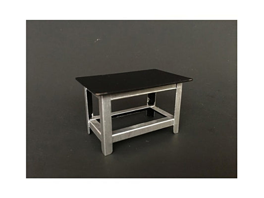 American Diorama Metal Work Bench For 1:24 Scale Models by American Diorama
