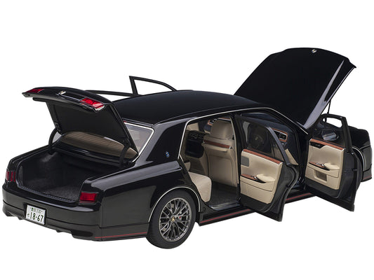 Autoart Toyota Century GRMN RHD (Right Hand Drive) Black 1/18 Model Car by Autoart