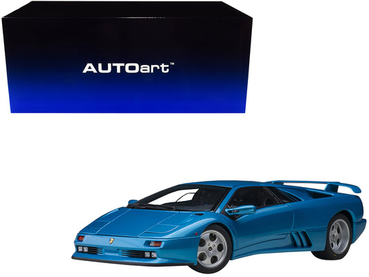 Autoart Lamborghini Diablo SE30 Blu Sirena Blue Metallic 1/18 Model Car by Autoart