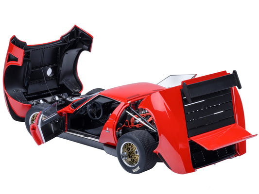 Autoart Lamborghini Miura SVR Jota Red 1/18 Model Car by Autoart