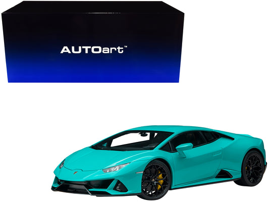 Autoart Lamborghini Huracan EVO Blu Glauco Blue 1/18 Model Car by Autoart