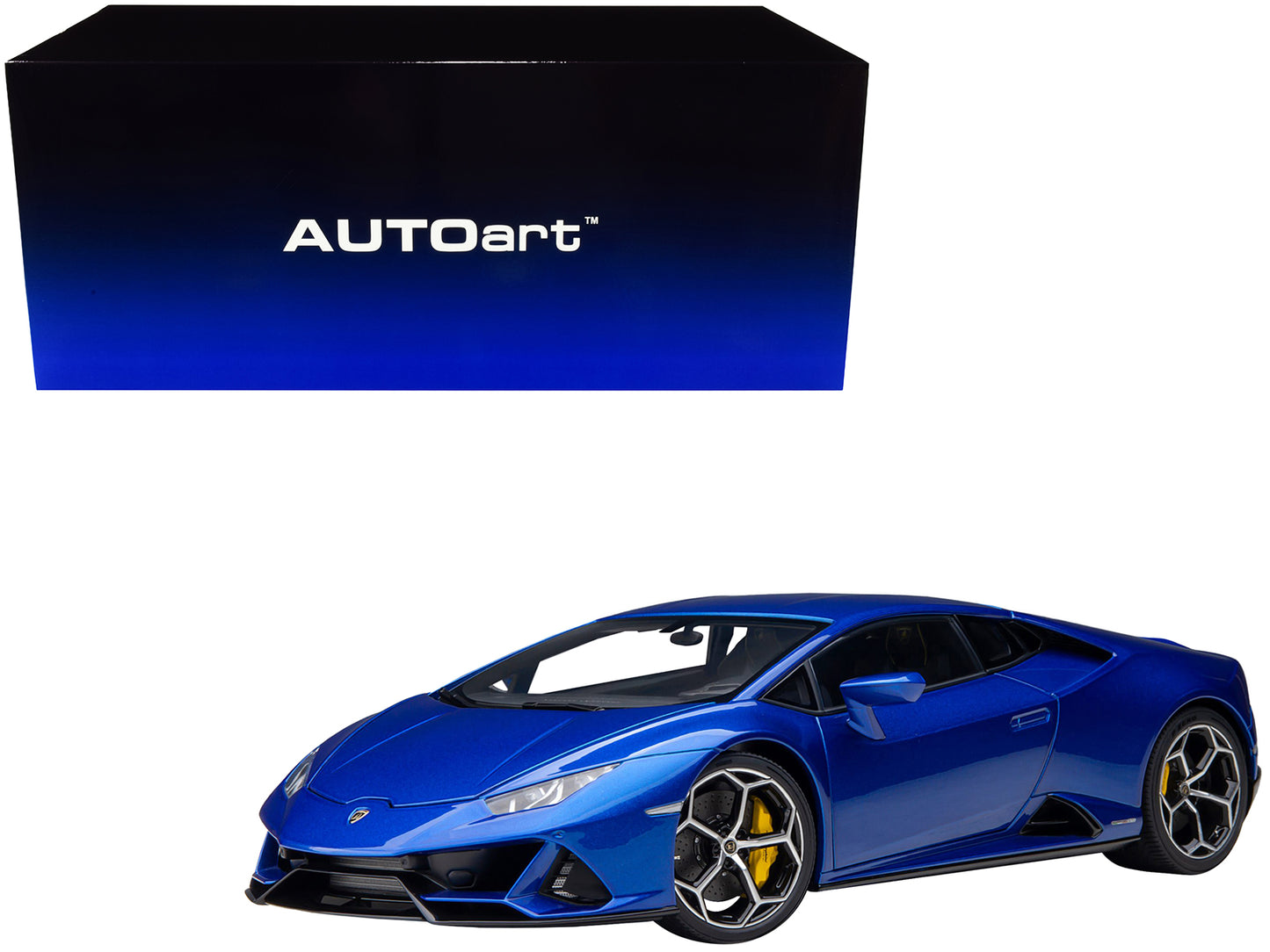 Autoart Lamborghini Huracan EVO Blu Nethuns Blue 1/18 Model Car by Autoart