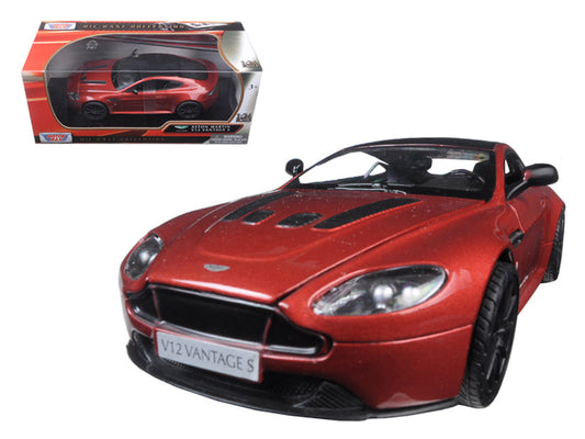 Motormax Aston Martin Vantage S V12 Red 1/24 Diecast Model Car by Motormax