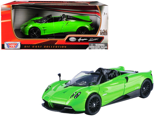 Motormax Pagani Huayra Roadster Green 1/24 Diecast Model Car by Motormax