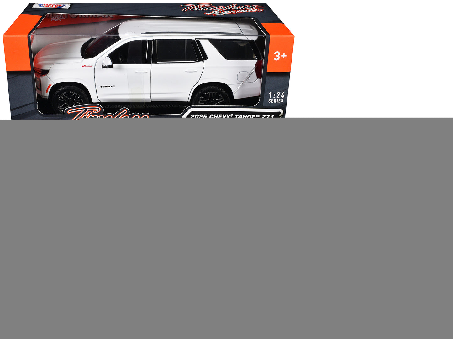 2025 Chevrolet Tahoe Z71 White "Timeless Legends" Series 1/24 Diecast Model Car by Motormax