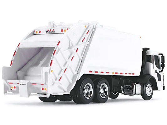 First Gear Mack LR with McNeilus Rear Load Refuse Body White 1/87 (HO) Diecast Model by First Gear