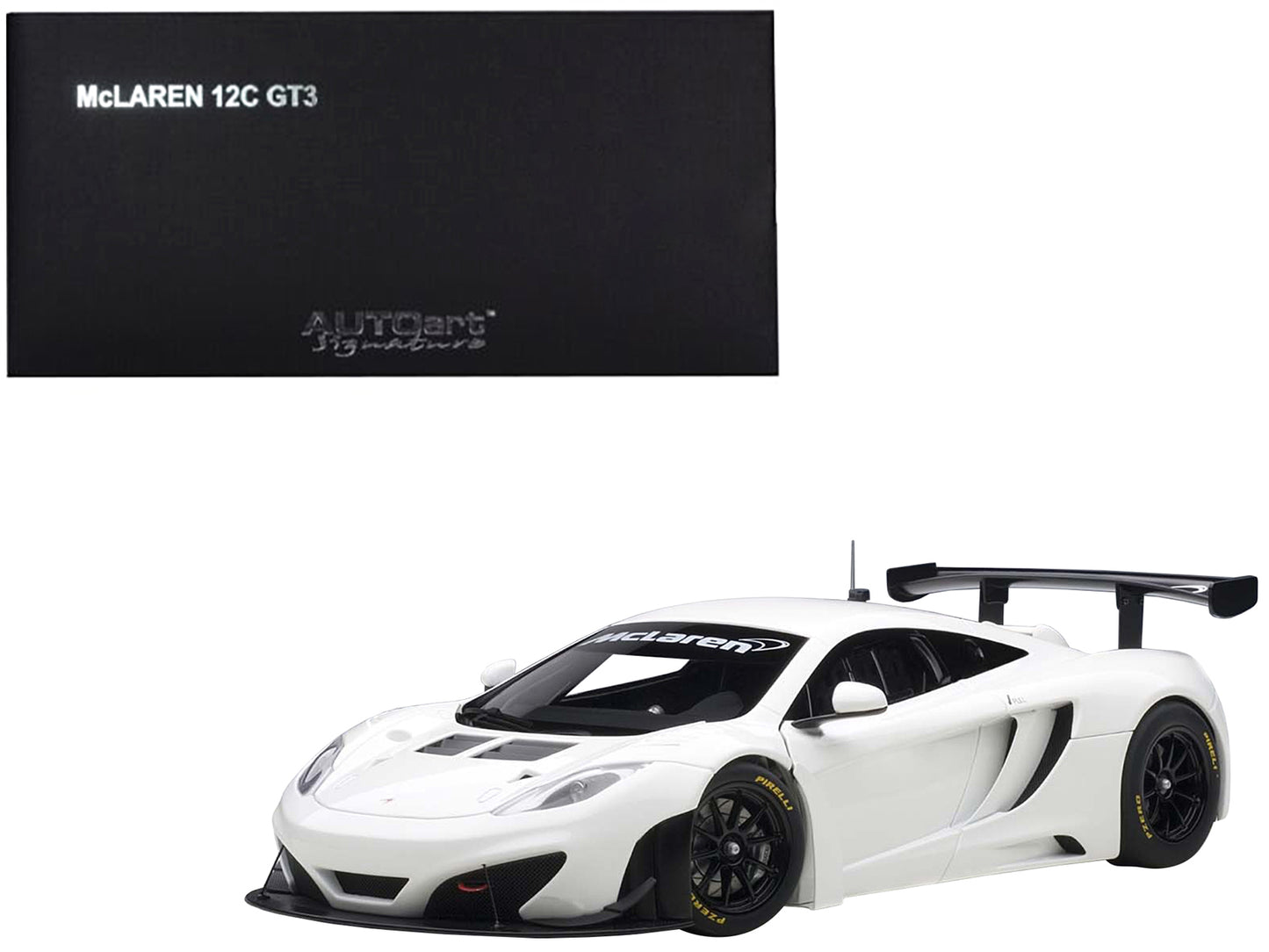 Autoart Mclaren 12C GT3 White 1/18 Diecast Model Car by Autoart